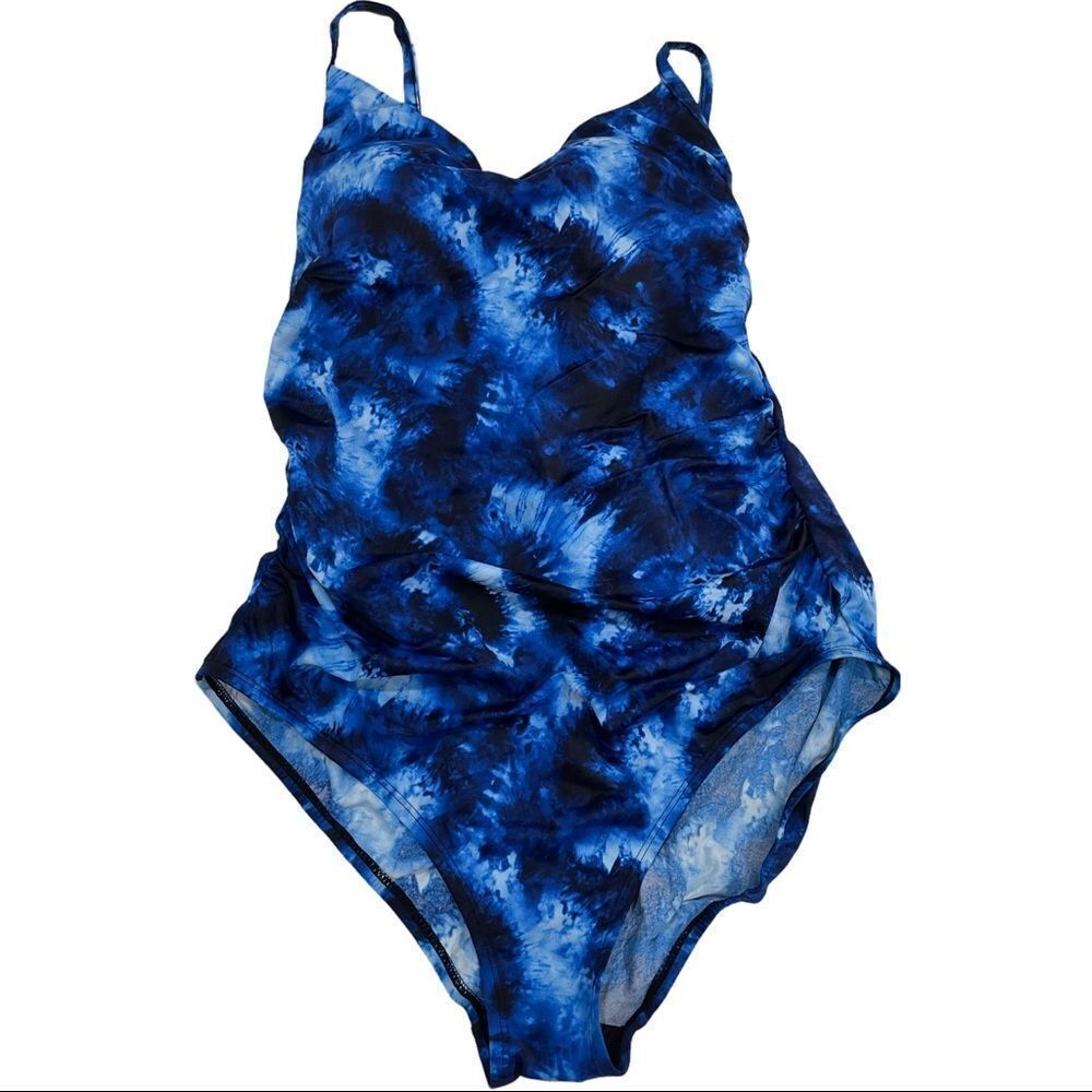 Aqua Green Women Swimsuit. XL